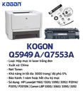 HỘP MỰC IN LASER KOGON Q5949A/ 53A