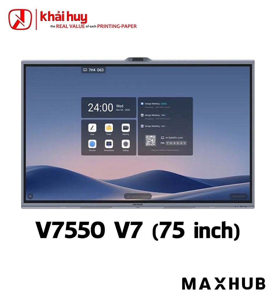 MÀN HÌNH TƯƠNG TÁC DOANH NGHIỆP MAXHUB V7550