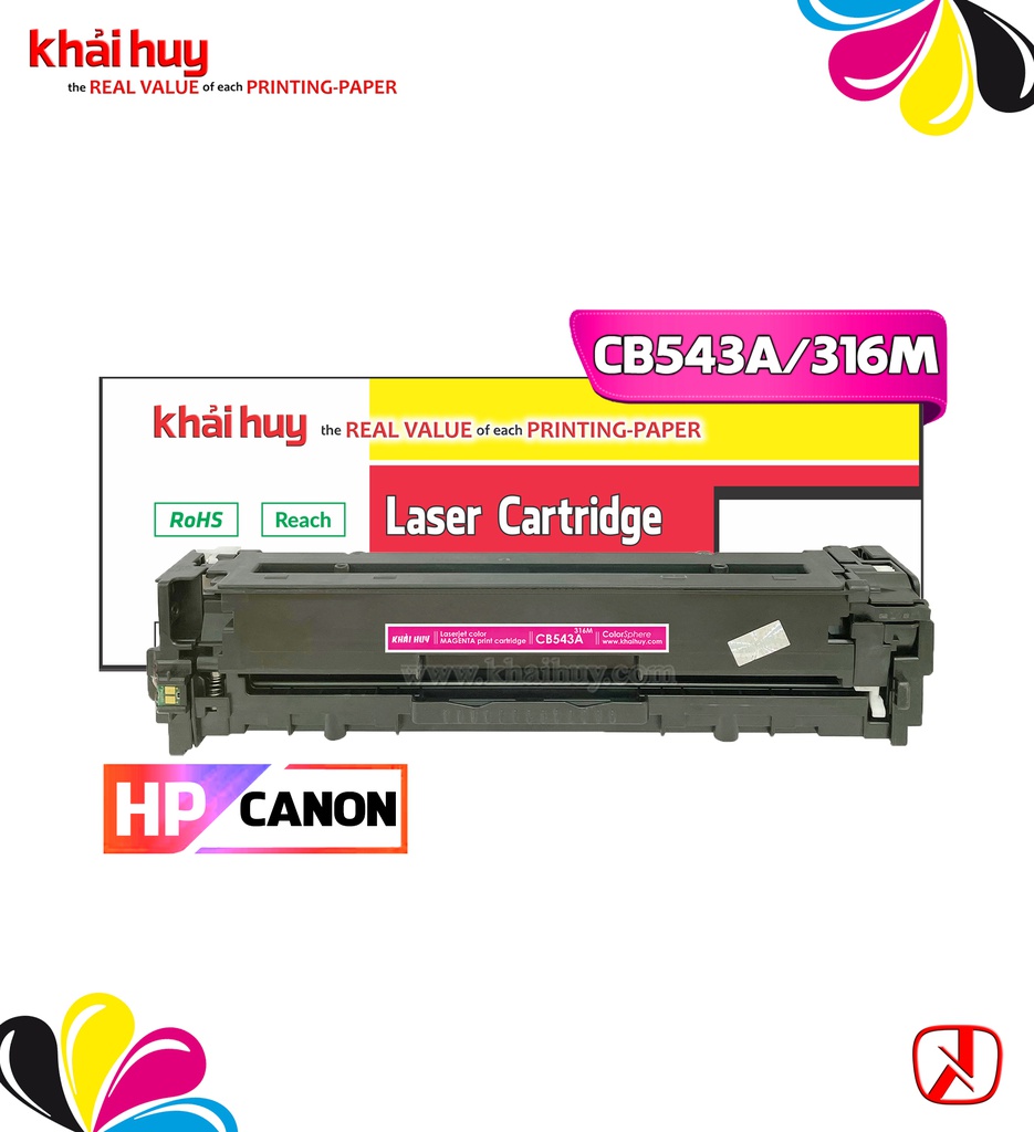 HỘP MỰC IN LASER KHẢI HUY CB543/ 316M