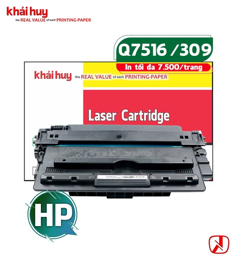 [HMUCLSR155/109] HỘP MỰC IN LASER KHẢI HUY Q7516A/ 309