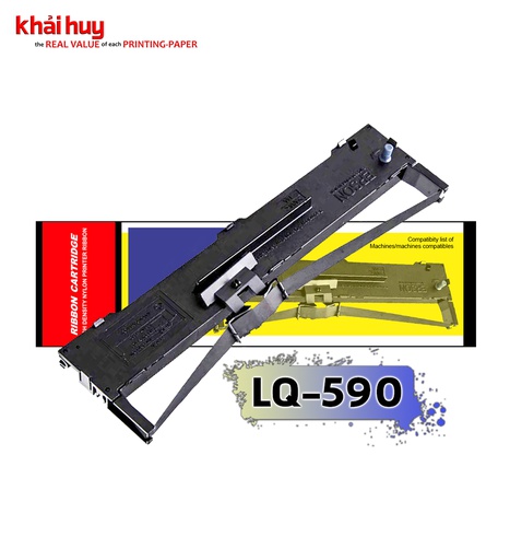 [HMUCRIB155/9] HỘP MỰC RIBBON KHẢI HUY LQ-590