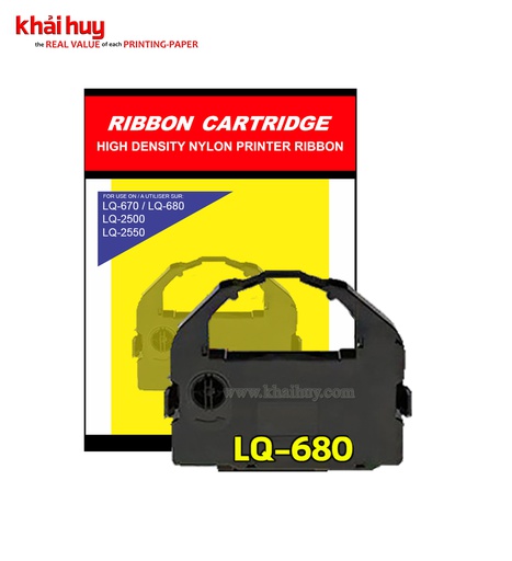 [HMUCRIB155/10] HỘP MỰC RIBBON KHẢI HUY LQ-680
