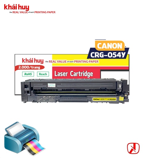 [HMUCLSR155/229] HỘP MỰC IN LASER KHẢI HUY CRG-054Y