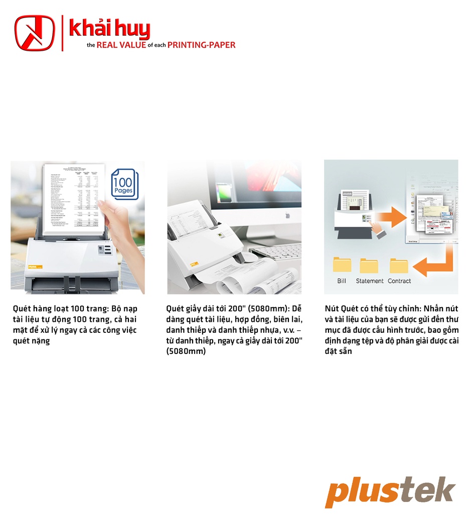 MÁY QUÉT PLUSTEK SMARTOFFICE PT800