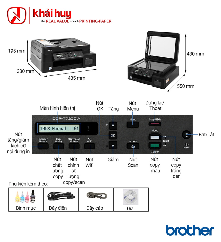 MÁY IN PHUN BROTHER DCP-T720DW