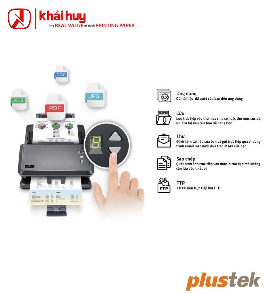 MÁY QUÉT PLUSTEK SMARTOFFICE DS68