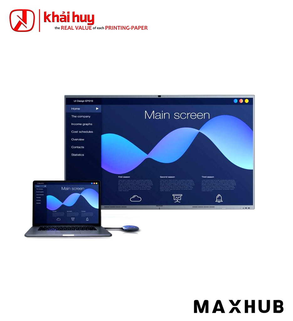 THIẾT BỊ CHIA SẺ KHÔNG DÂY MAXHUB WT13M