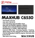 MÀN HÌNH TƯƠNG TÁC DOANH NGHIỆP MAXHUB C6530