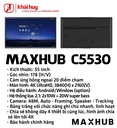 MÀN HÌNH TƯƠNG TÁC DOANH NGHIỆP MAXHUB C5530