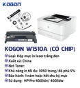 HỘP MỰC IN LASER KOGON W1510A (CÓ CHIP)