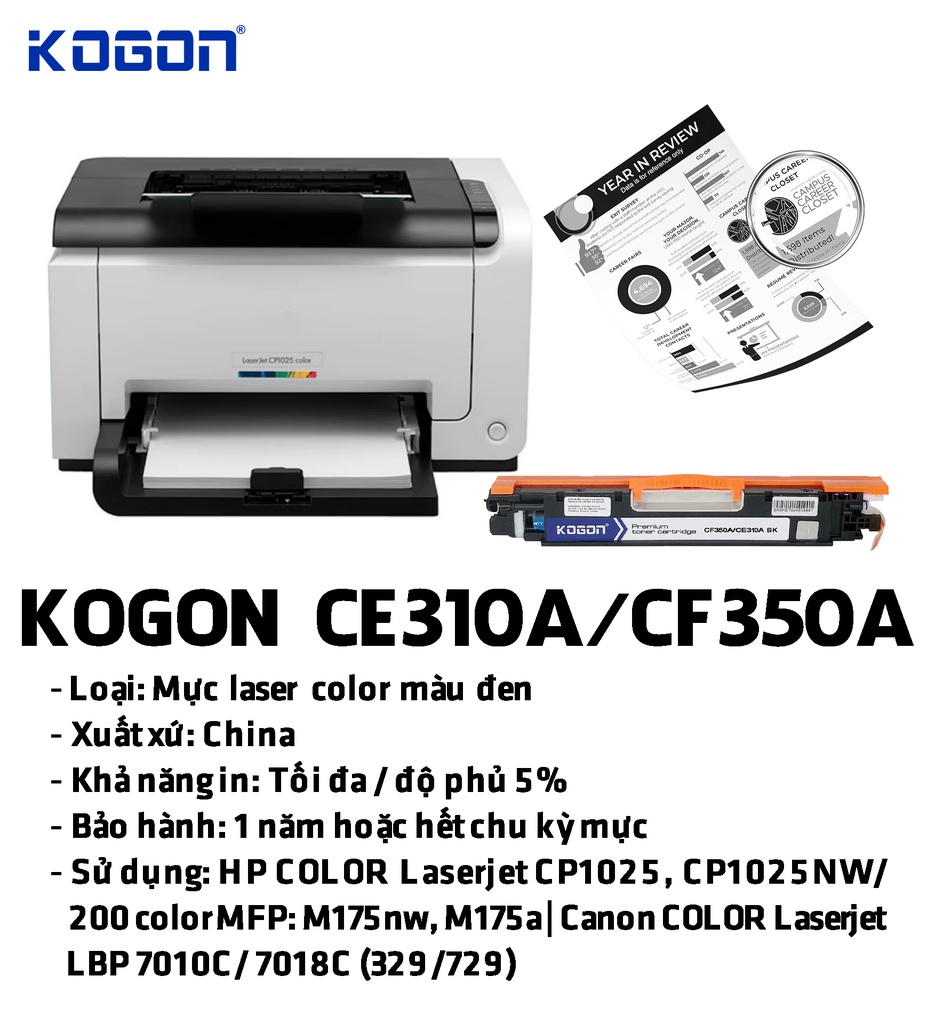HỘP MỰC IN TONER KOGON CE310A/ CF350A