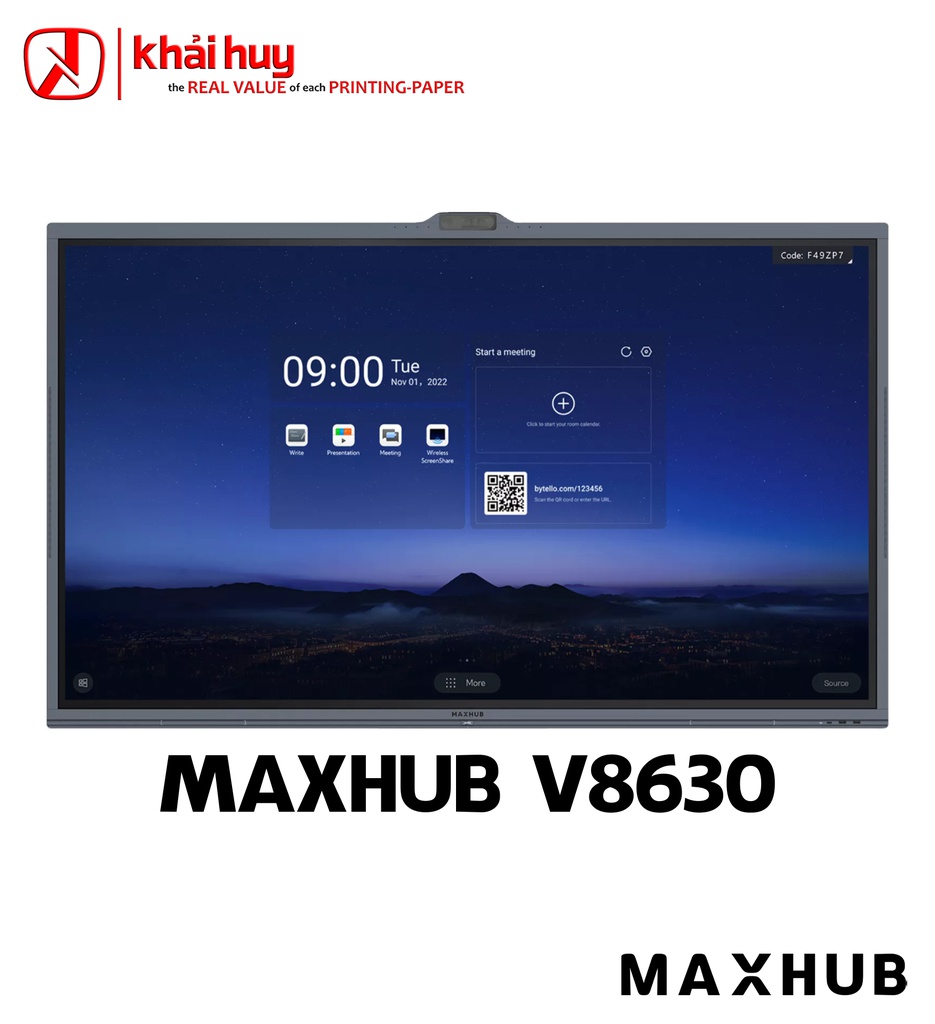 MÀN HÌNH TƯƠNG TÁC DOANH NGHIỆP MAXHUB V8630