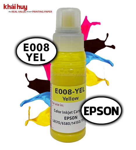 [MNAPPHU156/96] CHAI MỰC NẠP NƯỚC KHẢI HUY E008YEL-03