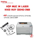 HỘP MỰC IN LASER KHẢI HUY CB540/ 316B