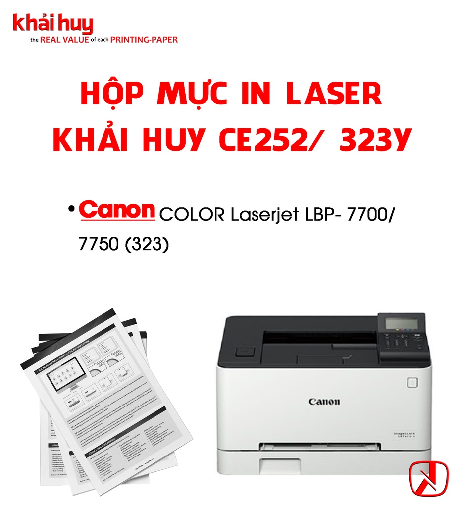 HỘP MỰC IN LASER KHẢI HUY CE252/ 323Y