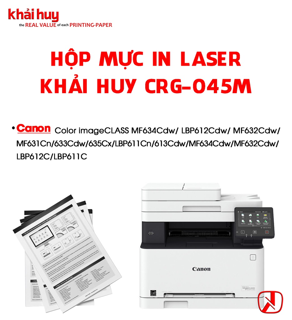 HỘP MỰC IN LASER KHẢI HUY CRG-045M