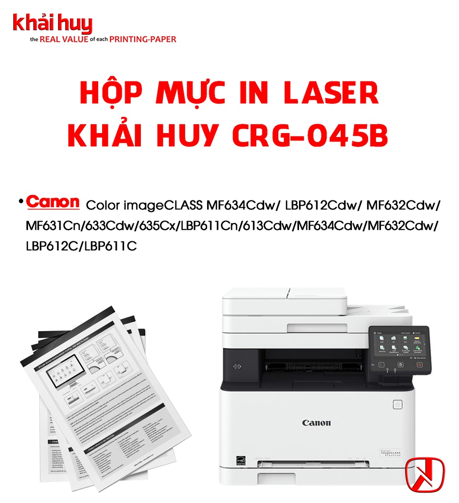 HỘP MỰC IN LASER KHẢI HUY CRG-045B