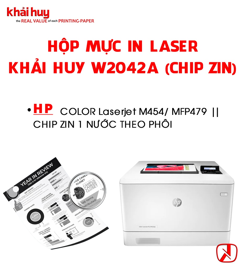 HỘP MỰC IN LASER KHẢI HUY W2042A (CHIP ZIN)