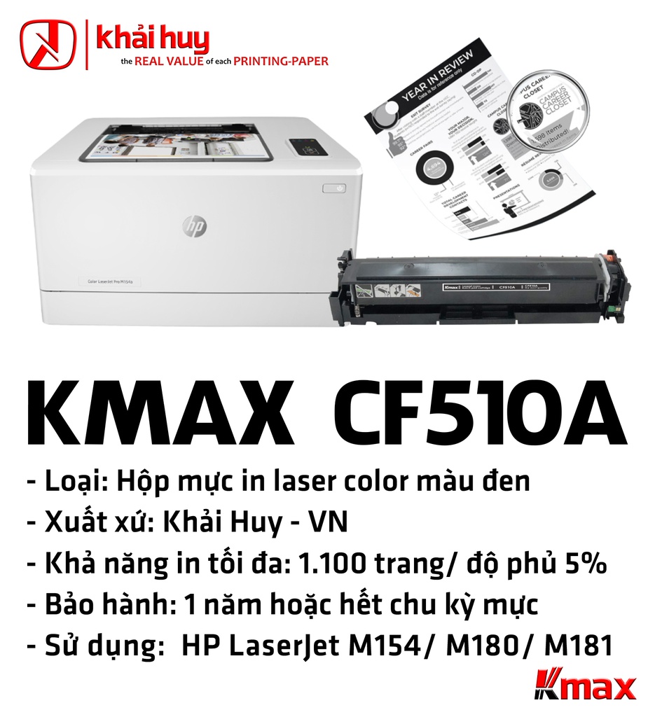 HỘP MỰC IN LASER KMAX CF510A