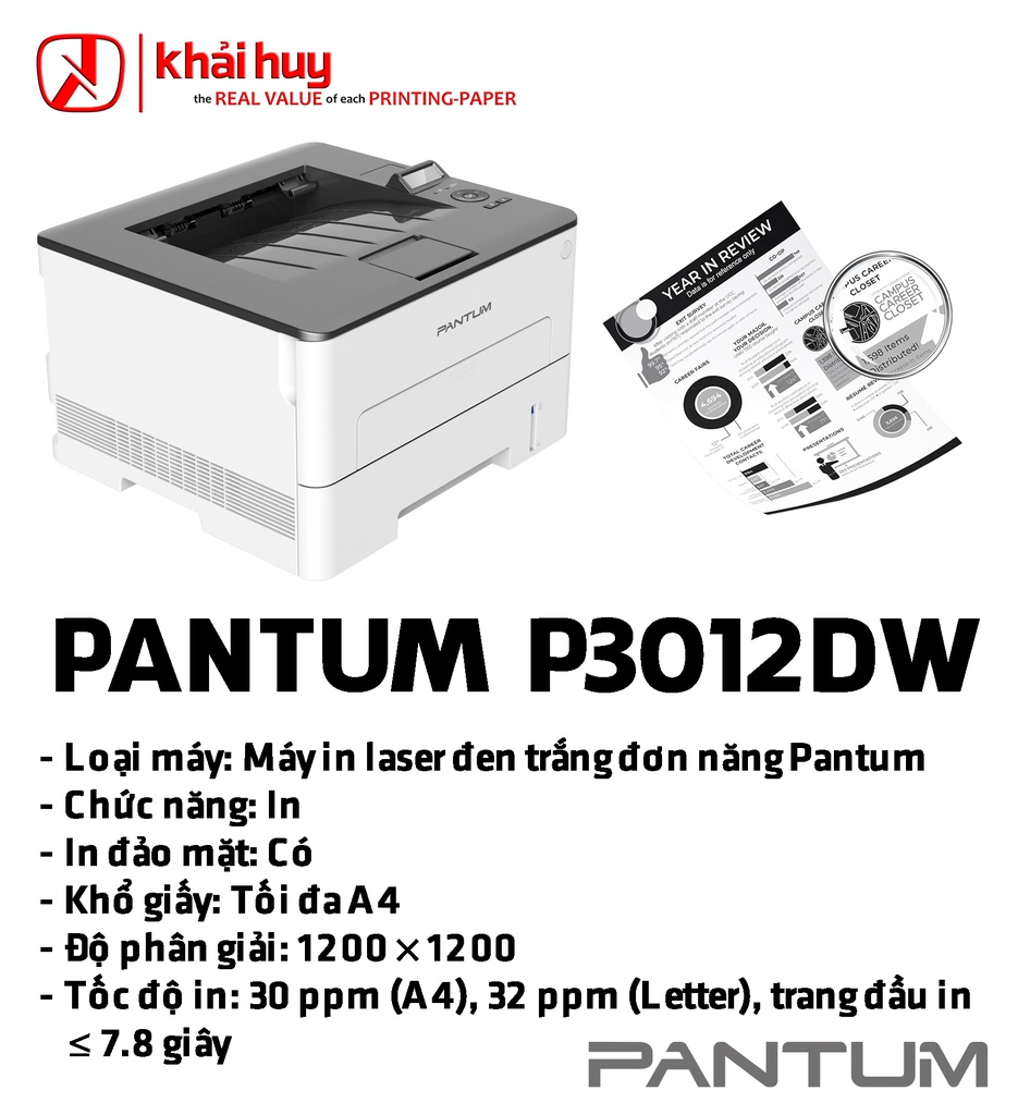 MÁY IN PANTUM P3012DW