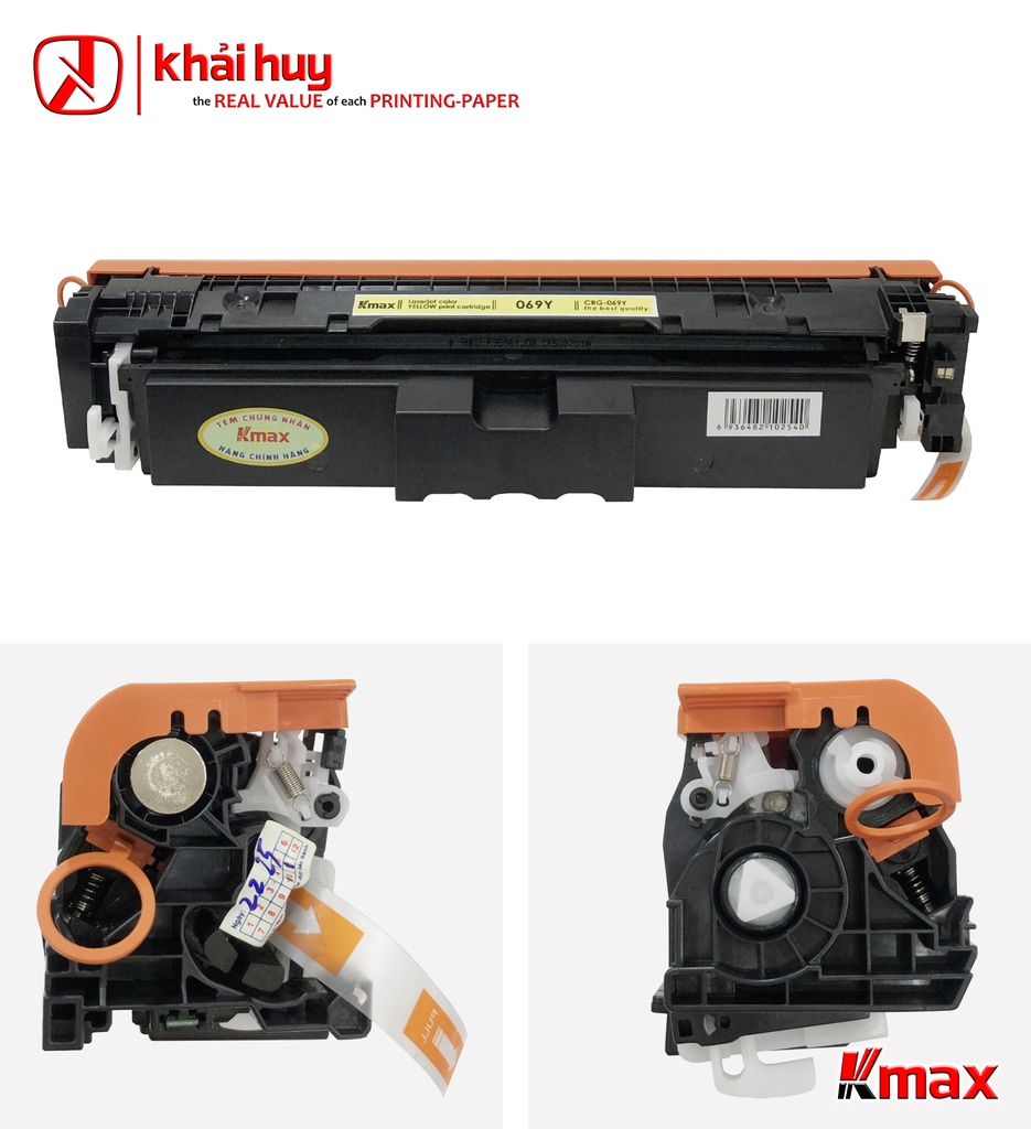 HỘP MỰC IN LASER KMAX CRG-069Y (CÓ CHIP)