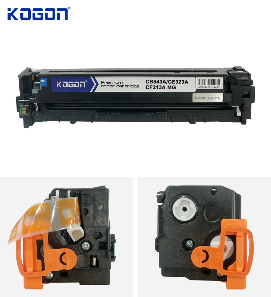Hộp mực in laser KOGON CB543A/CE323A/CF213A Universal (1.8K, magenta, có chíp) - Dùng cho máy CP1215/ 1510/ 1518