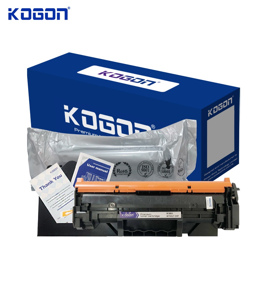 HỘP MỰC IN LASER KOGON W1360A (KHÔNG CHIP)