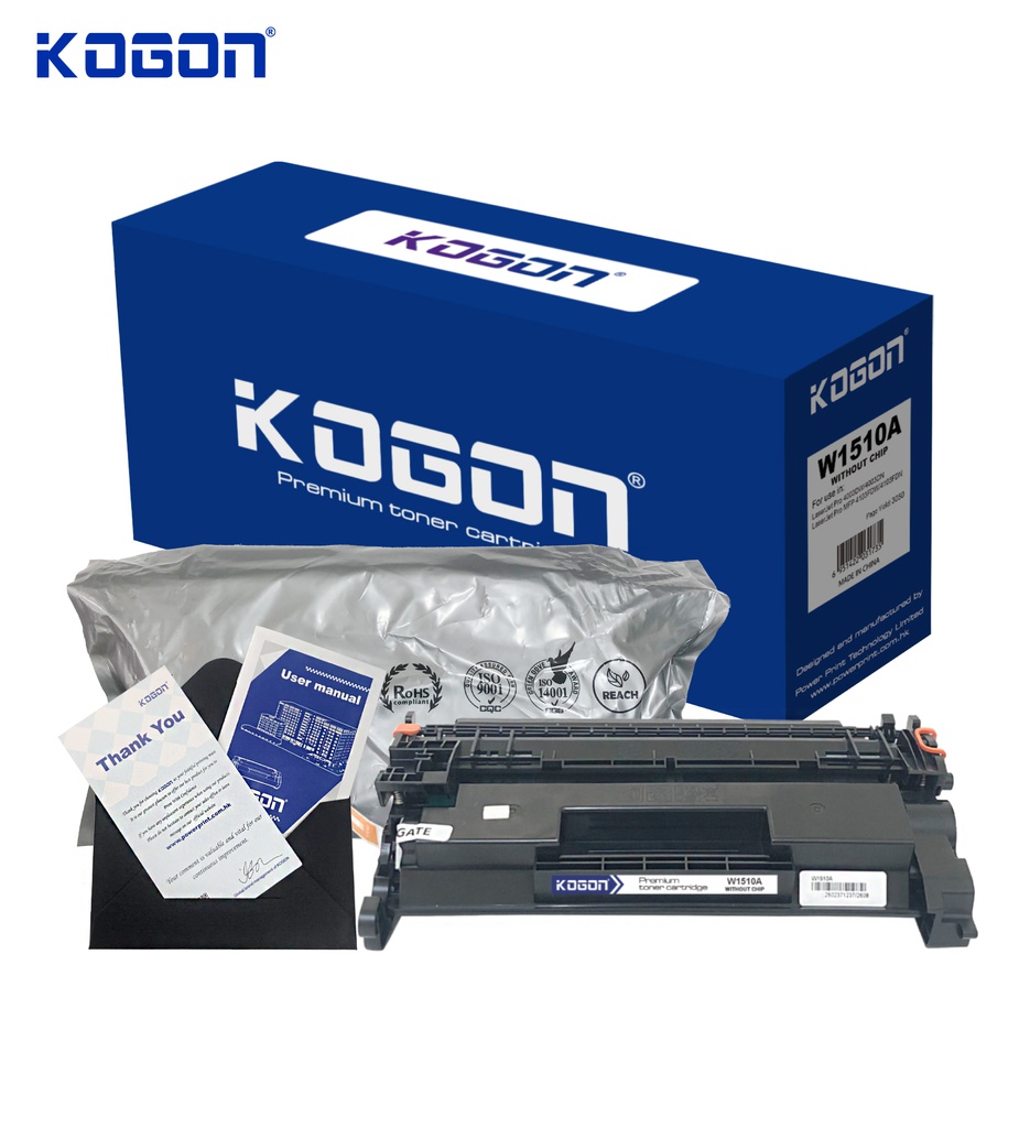 HỘP MỰC IN LASER KOGON W1510A (KHÔNG CHIP)
