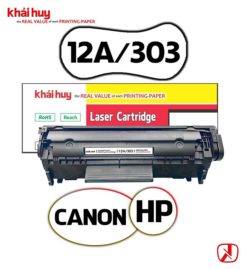 MỰC IN LASER KHẢI HUY Q2612A/ CRG-303