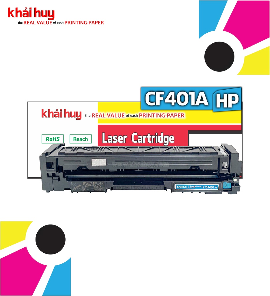 HỘP MỰC IN LASER KHẢI HUY CF401A