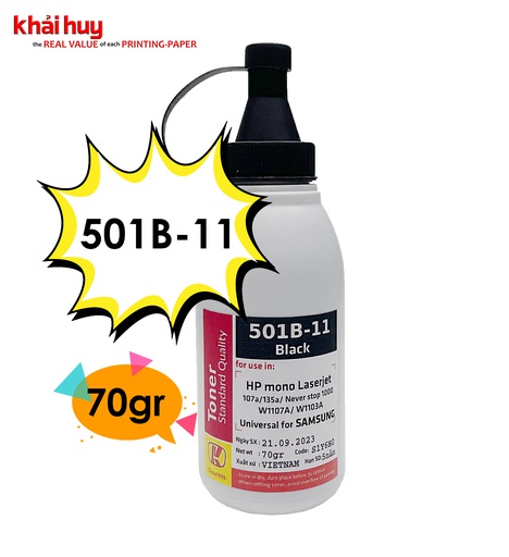 [MNAPLSR155/36] CHAI MỰC NẠP BỘT KHẢI HUY 501B-11