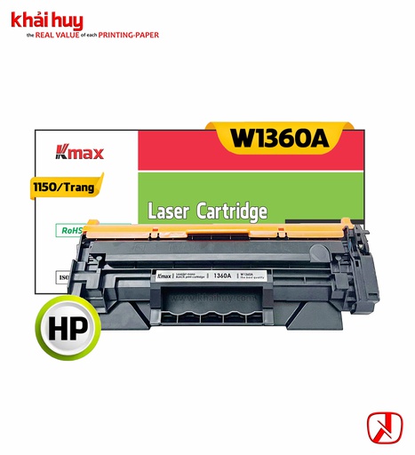 [HMUCLSR1551/15] HỘP MỰC IN LASER KMAX W1360A (KHÔNG CHIP)