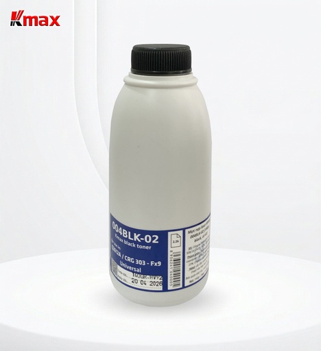 [MNAPLSR155/56] Mực nạp laser KMAX 004BLK-02 (140gr, black, có từ) - Dùng cho hộp mực máy in 1010/ 2015 * LBP 2900