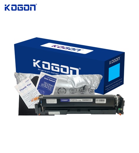 [HMUCLSR1561/396] Hộp mực in laser KOGON W2041A (2.1K, cyan, có chíp) - Dùng cho máy Pro M454dn/ M479dw