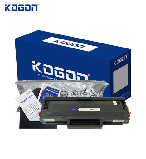 [HMUCLSR156/414] Hộp mực in laser KOGON W1110A (1.5K, black, có chíp) - Dùng cho máy 108a/ 108w/ 136nw